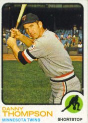 1973 Topps Baseball Cards      443     Danny Thompson
